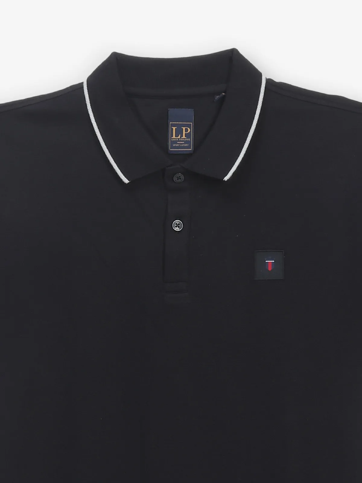 LOUIS PHILIPPE cotton black t-shirt for men