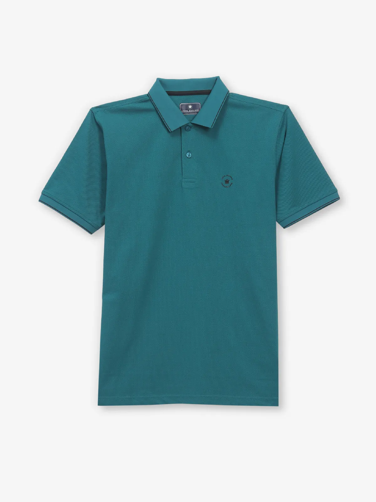 LOUIS PHILIPPE rama green cotton t-shirt