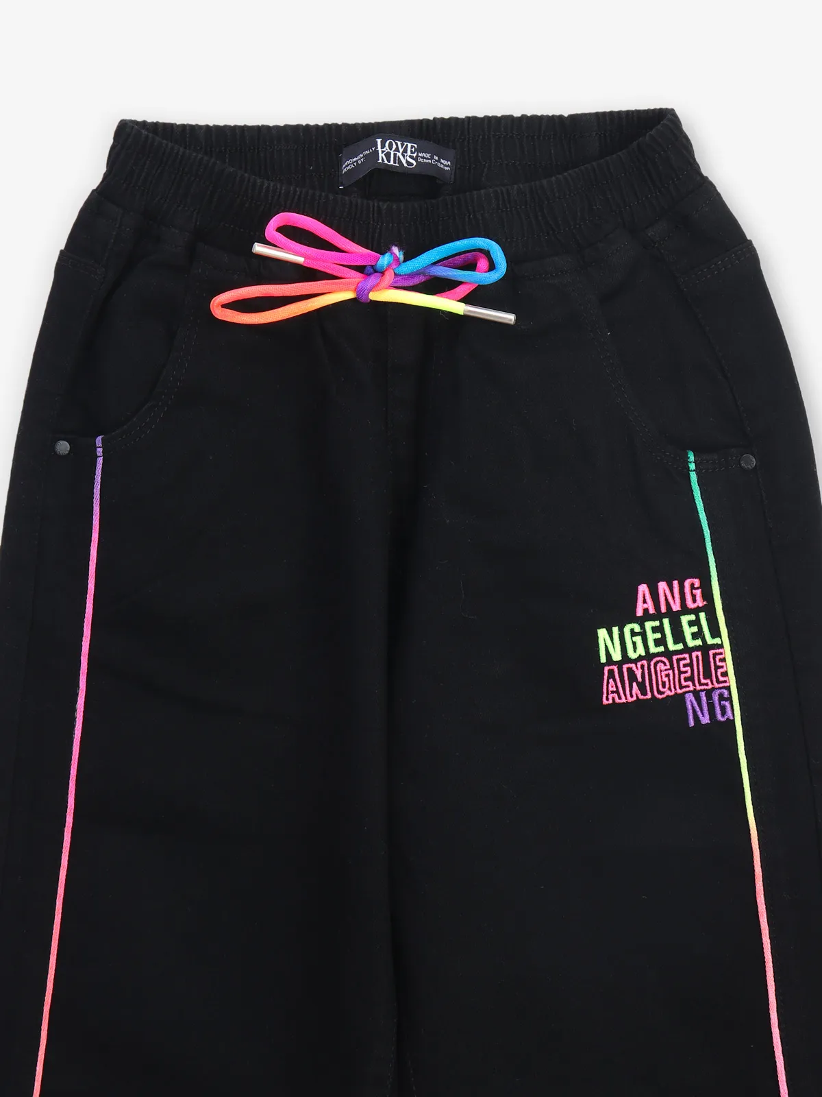 LOVEKINS black cotton jeans