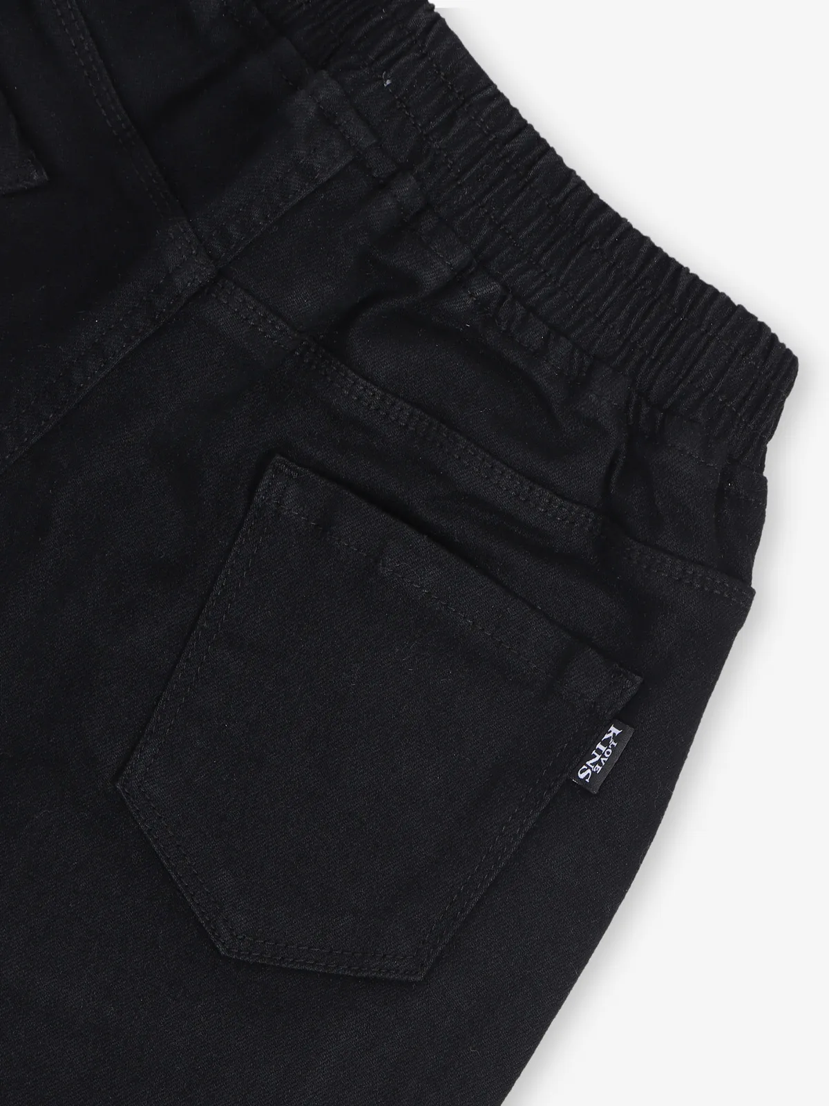 LOVEKINS black cotton jeans