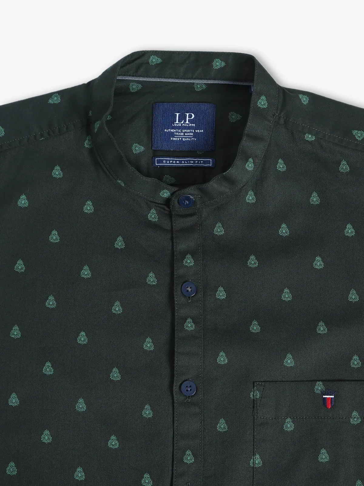 LP dark green printed shirt