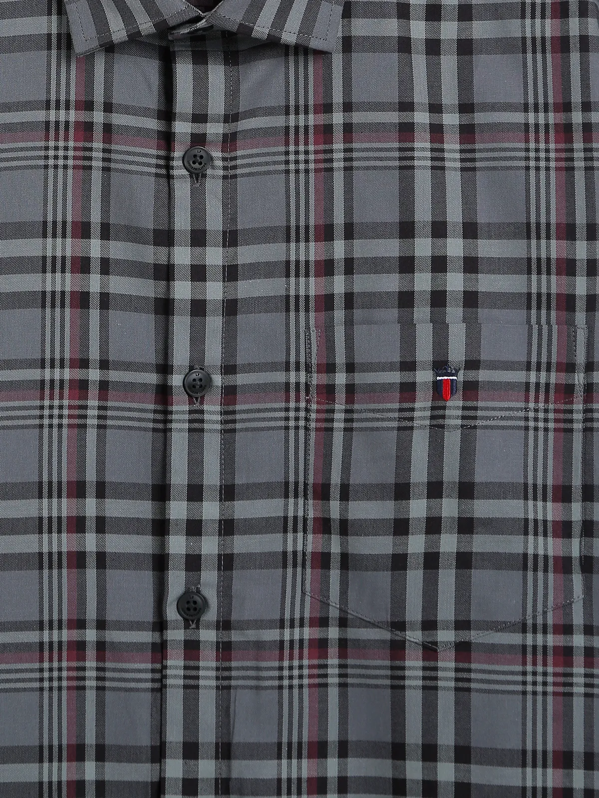 LP grey checks cotton shirt