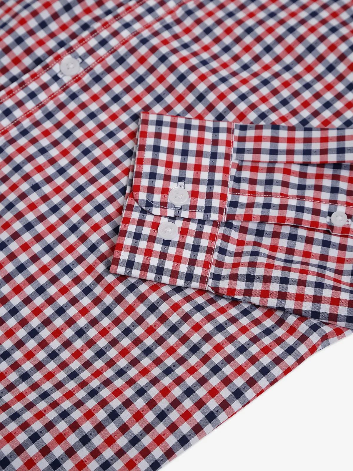 LP red and navy checks cotton shirt
