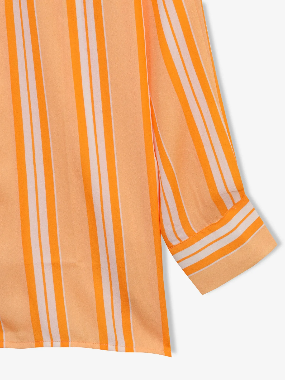 MADAME orange stripe shirt