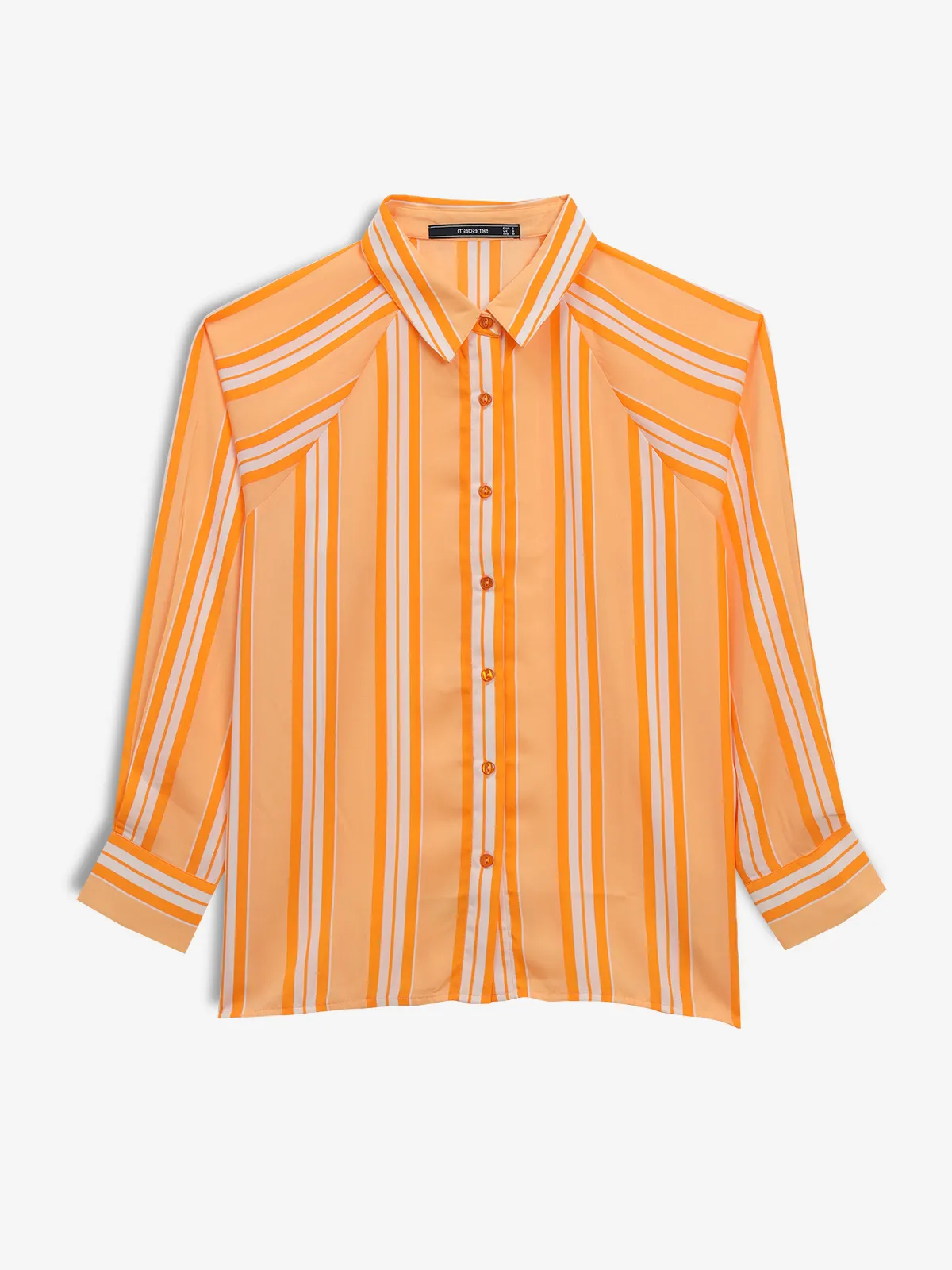 MADAME orange stripe shirt