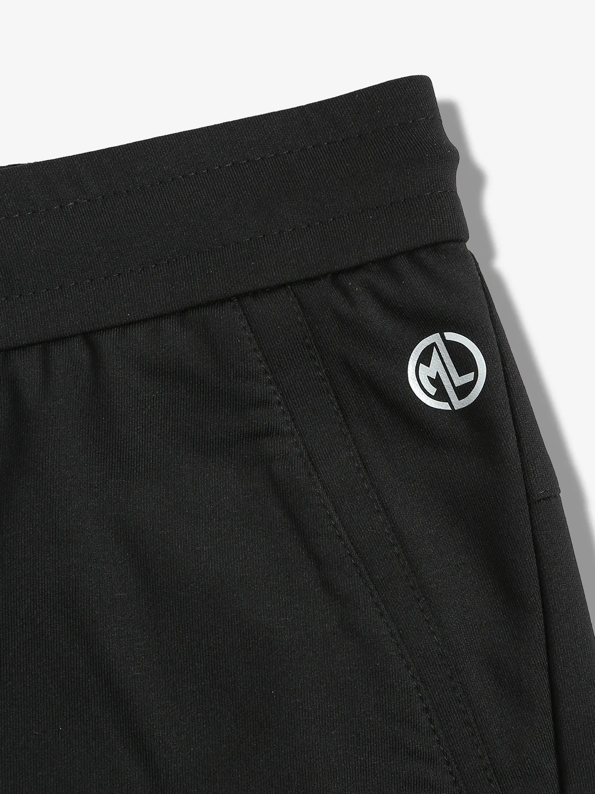 MAML black lycra solid track pant