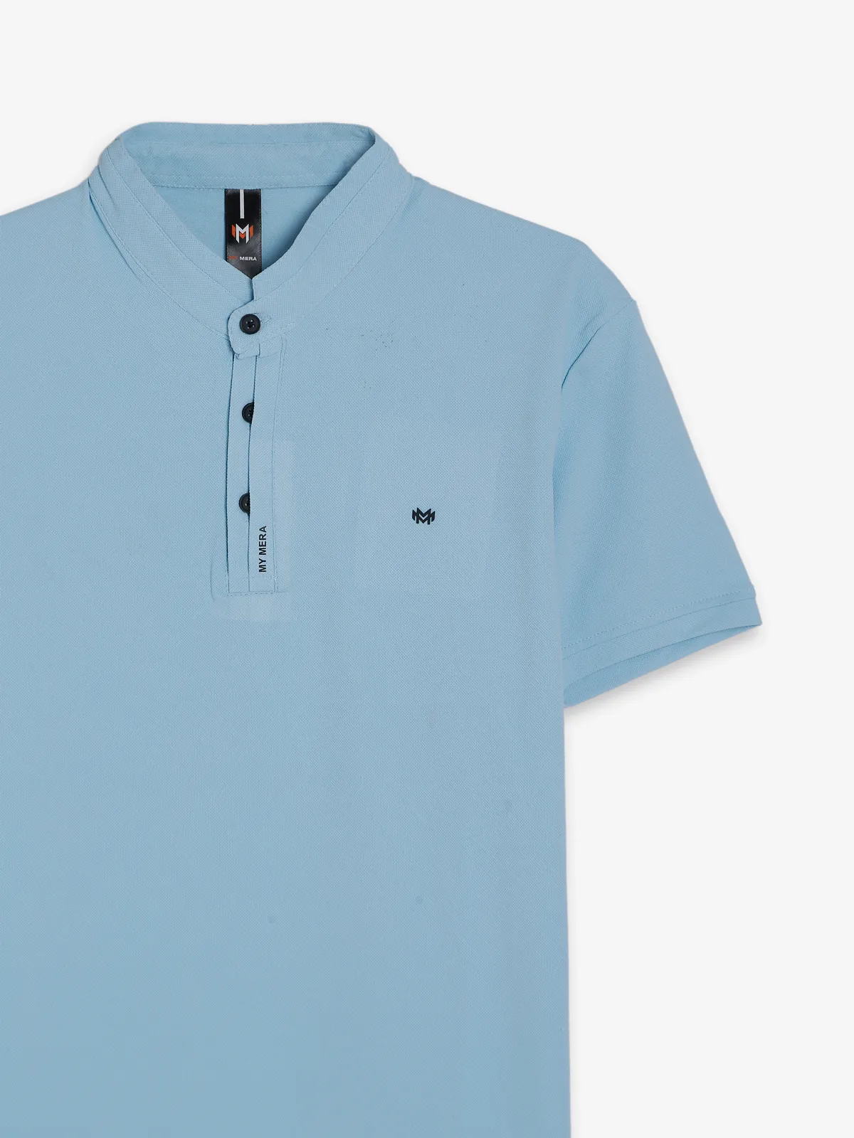 Mymera sky blue plain t shirt