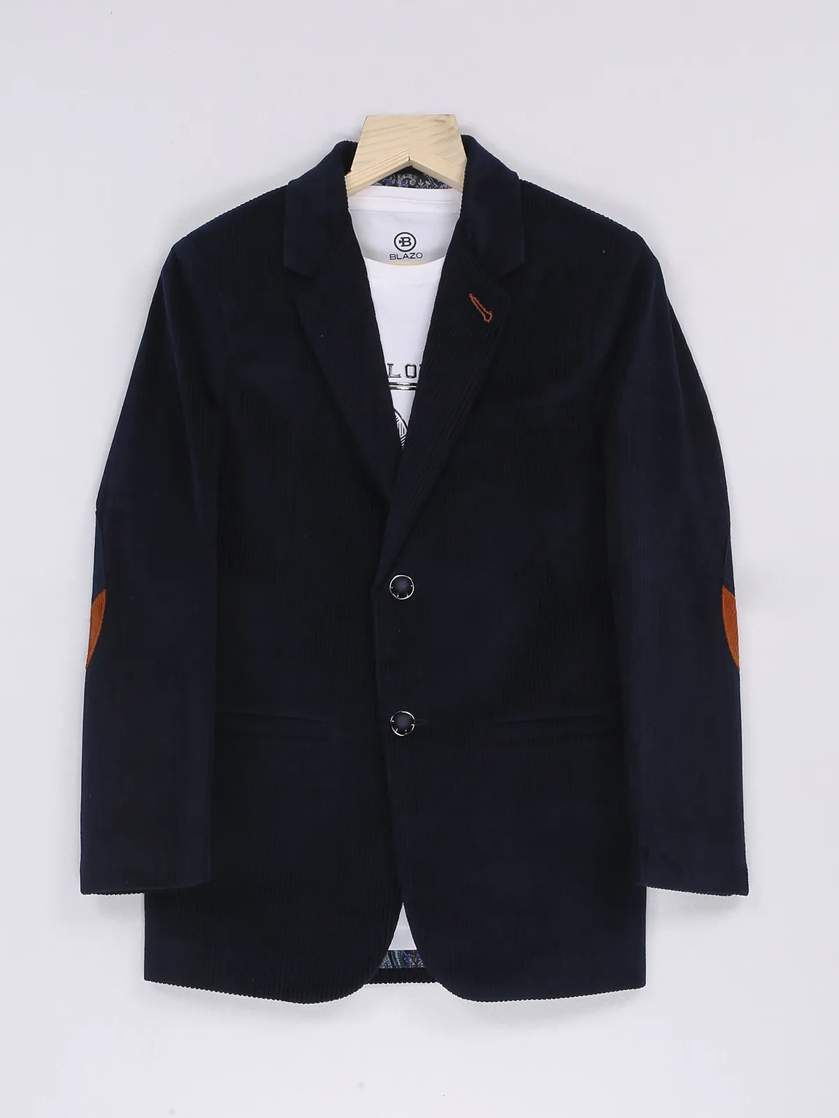 Navy corduroy blazer