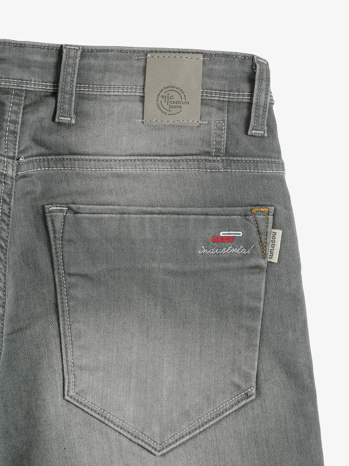 Nostrum olive washed slim fit jeans