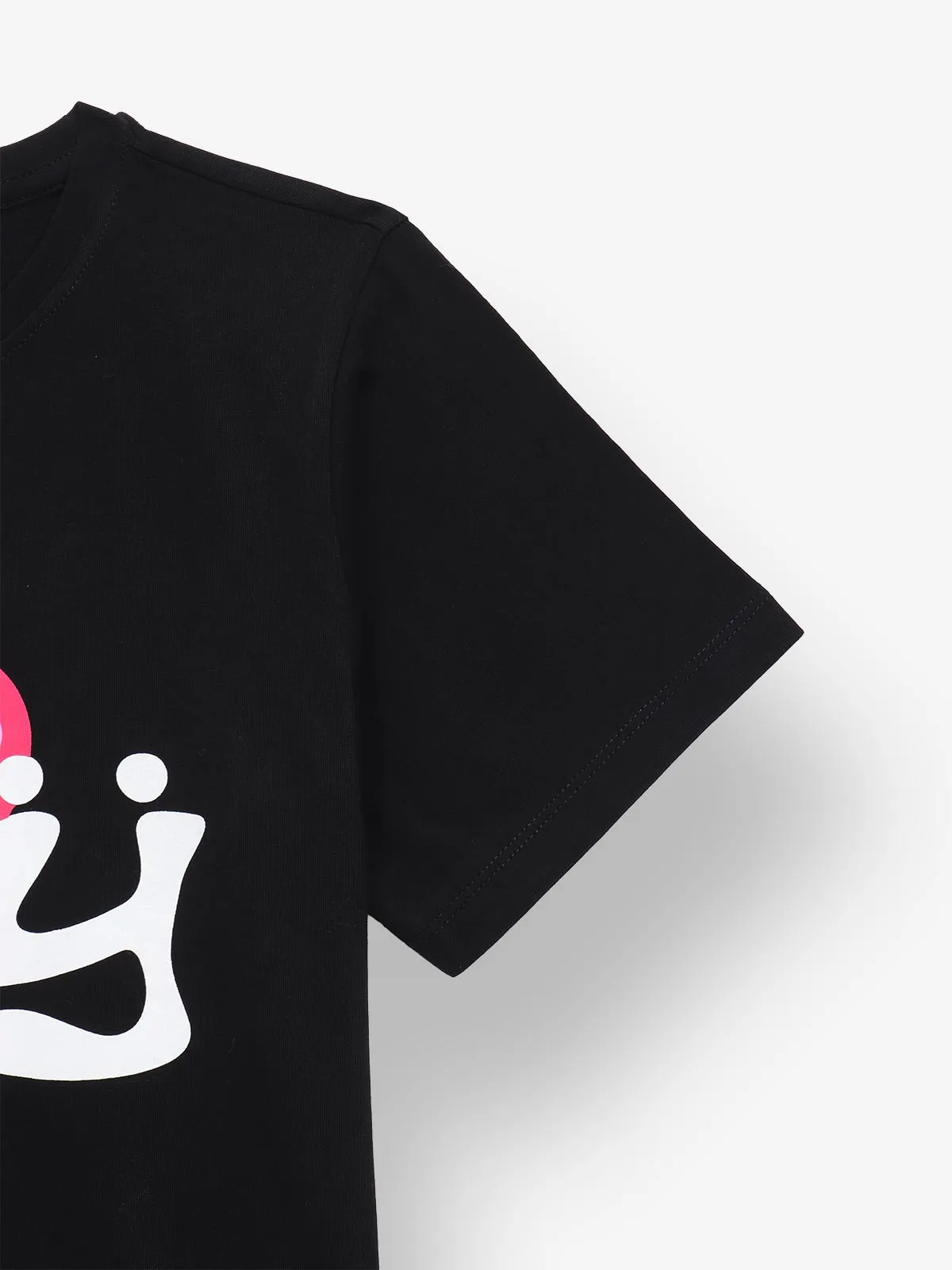 ONLY black cotton brand name t-shirt