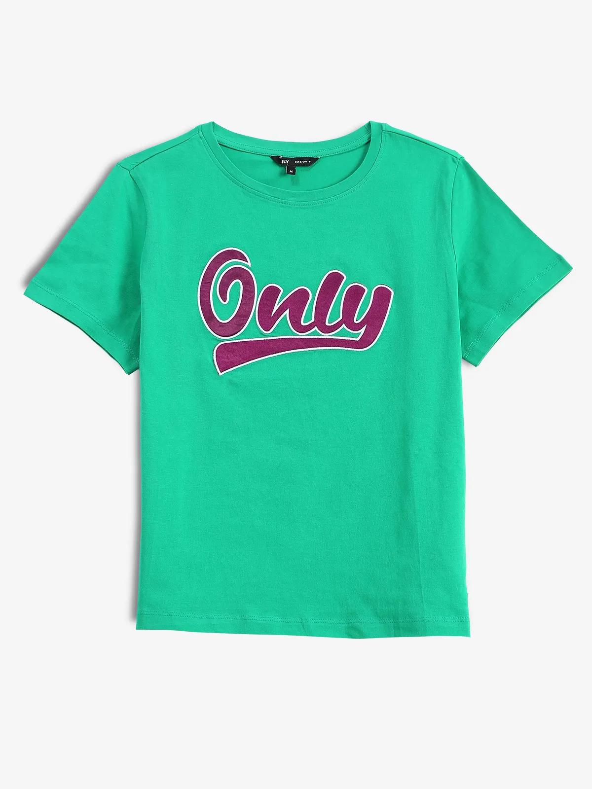 ONLY green brand printed t-shirt