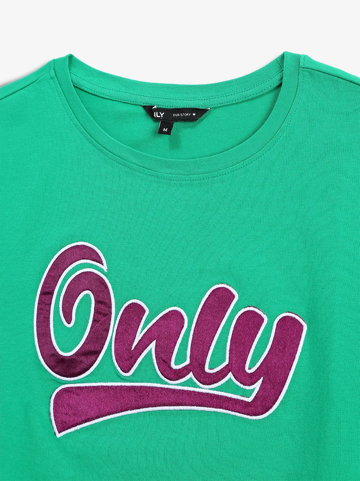 ONLY green brand printed t-shirt