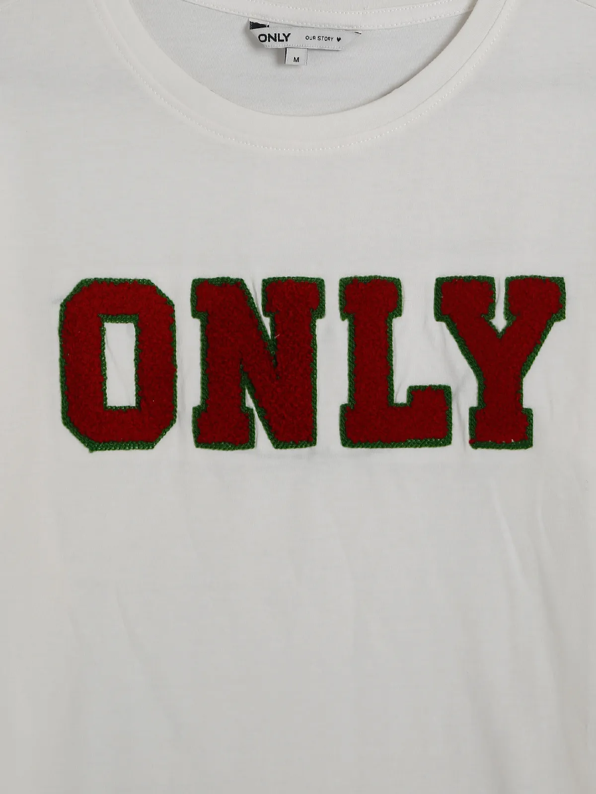 ONLY white cotton t-shirt