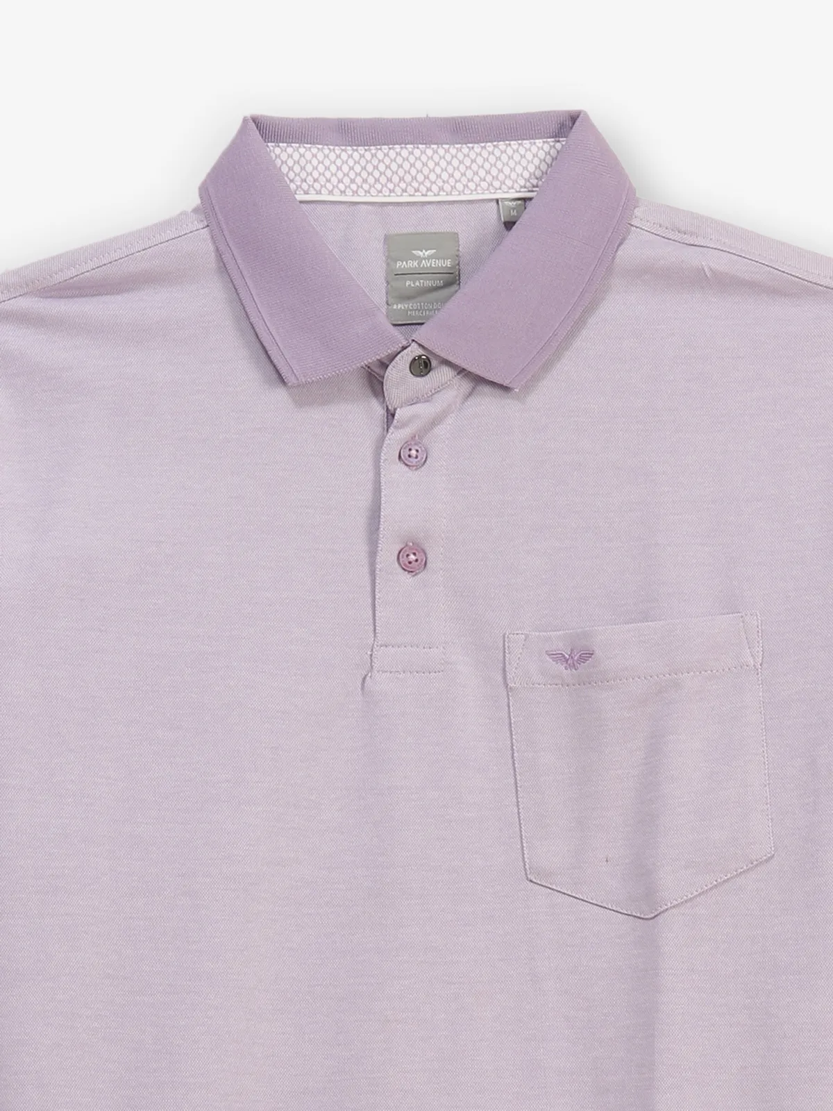 PARK AVENUE lilac purple cotton t-shirt