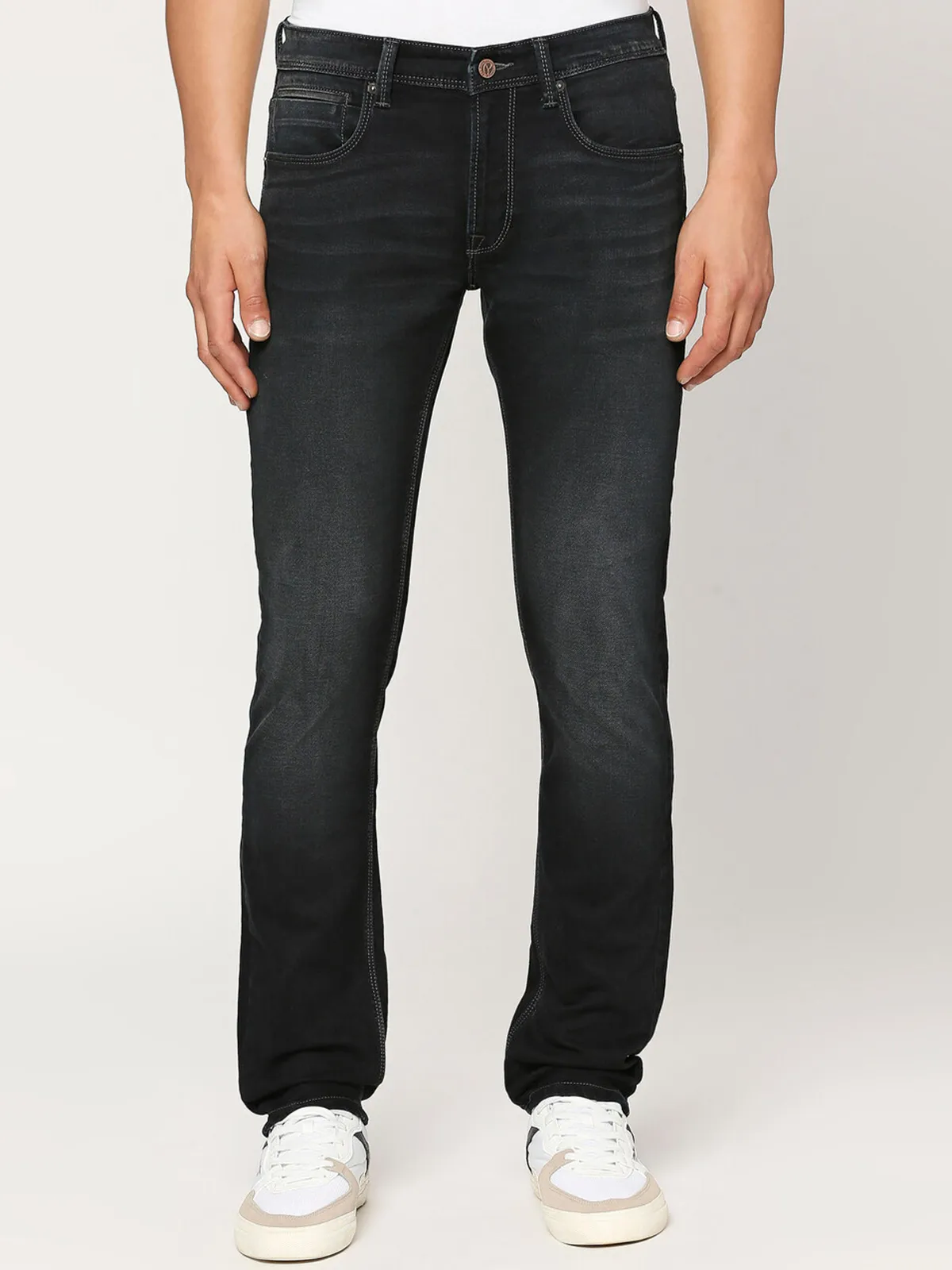 Pepe Jeans black denim slim fit jeans