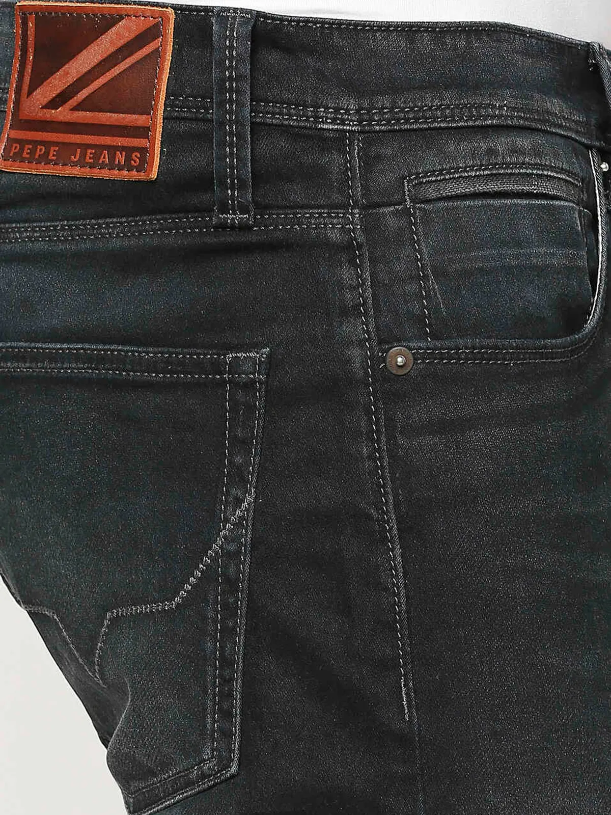 Pepe Jeans black denim slim fit jeans