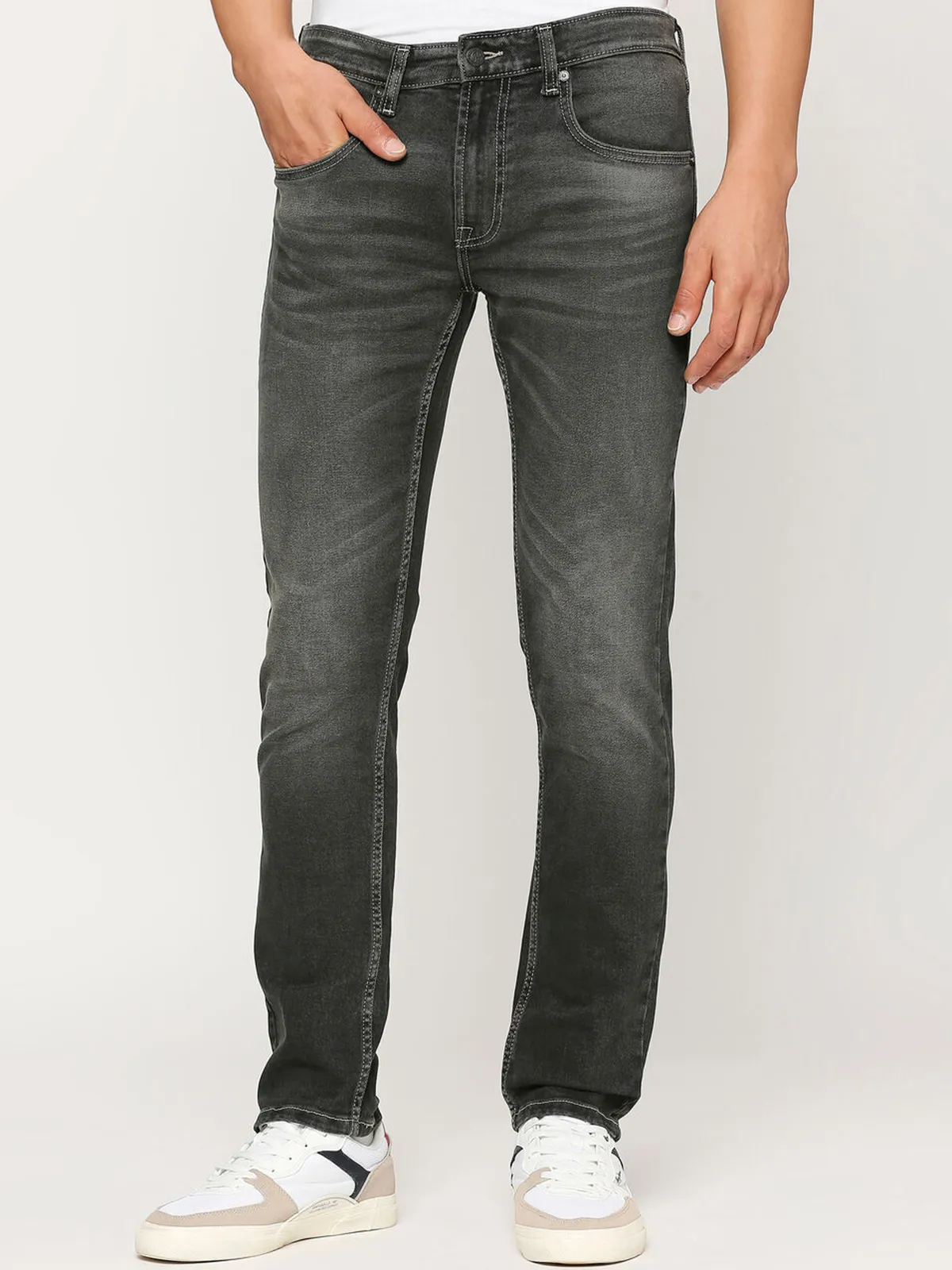 Pepe Jeans black slim taper jeans