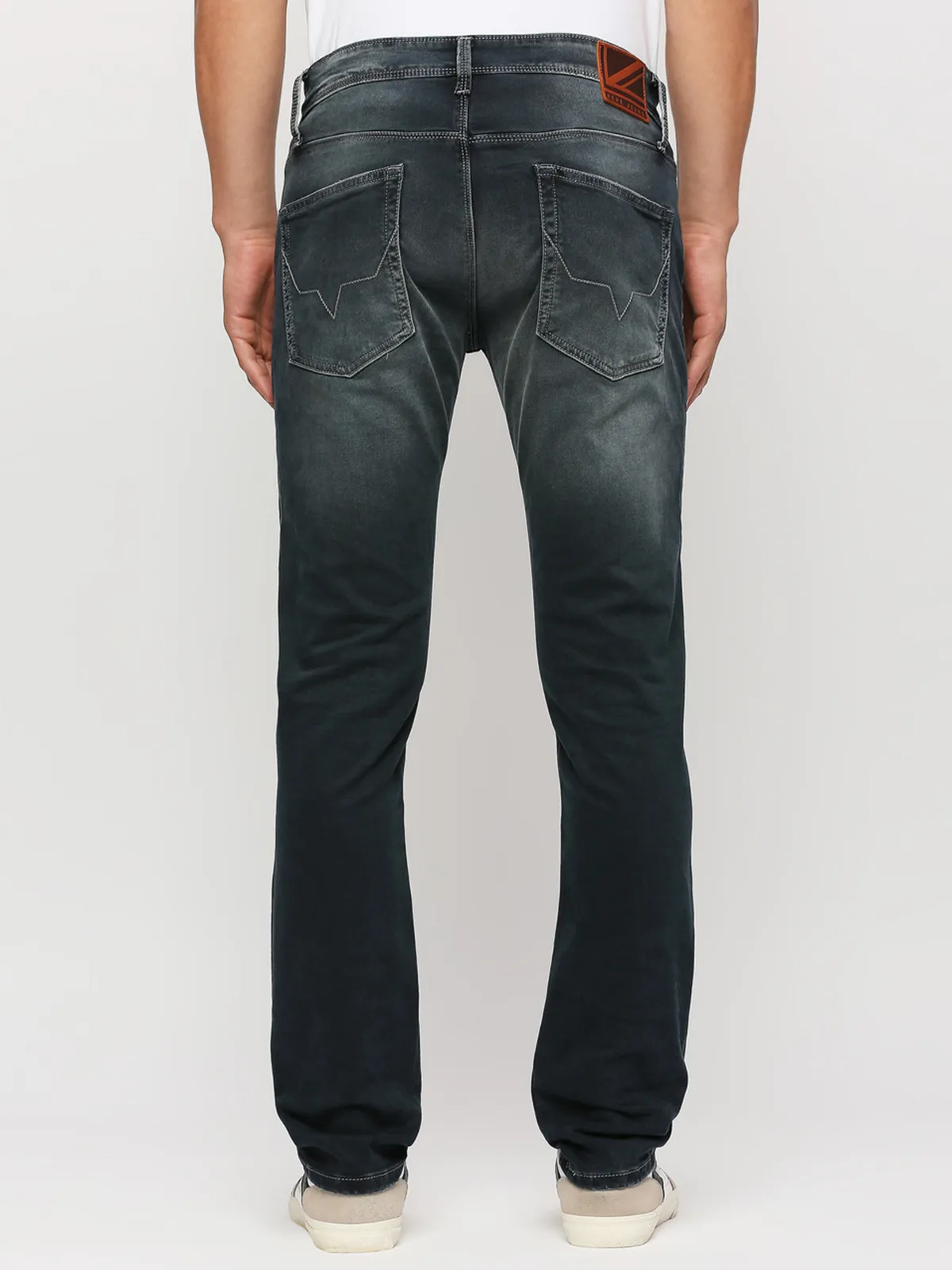 Pepe Jeans black washed jeans with slim fit