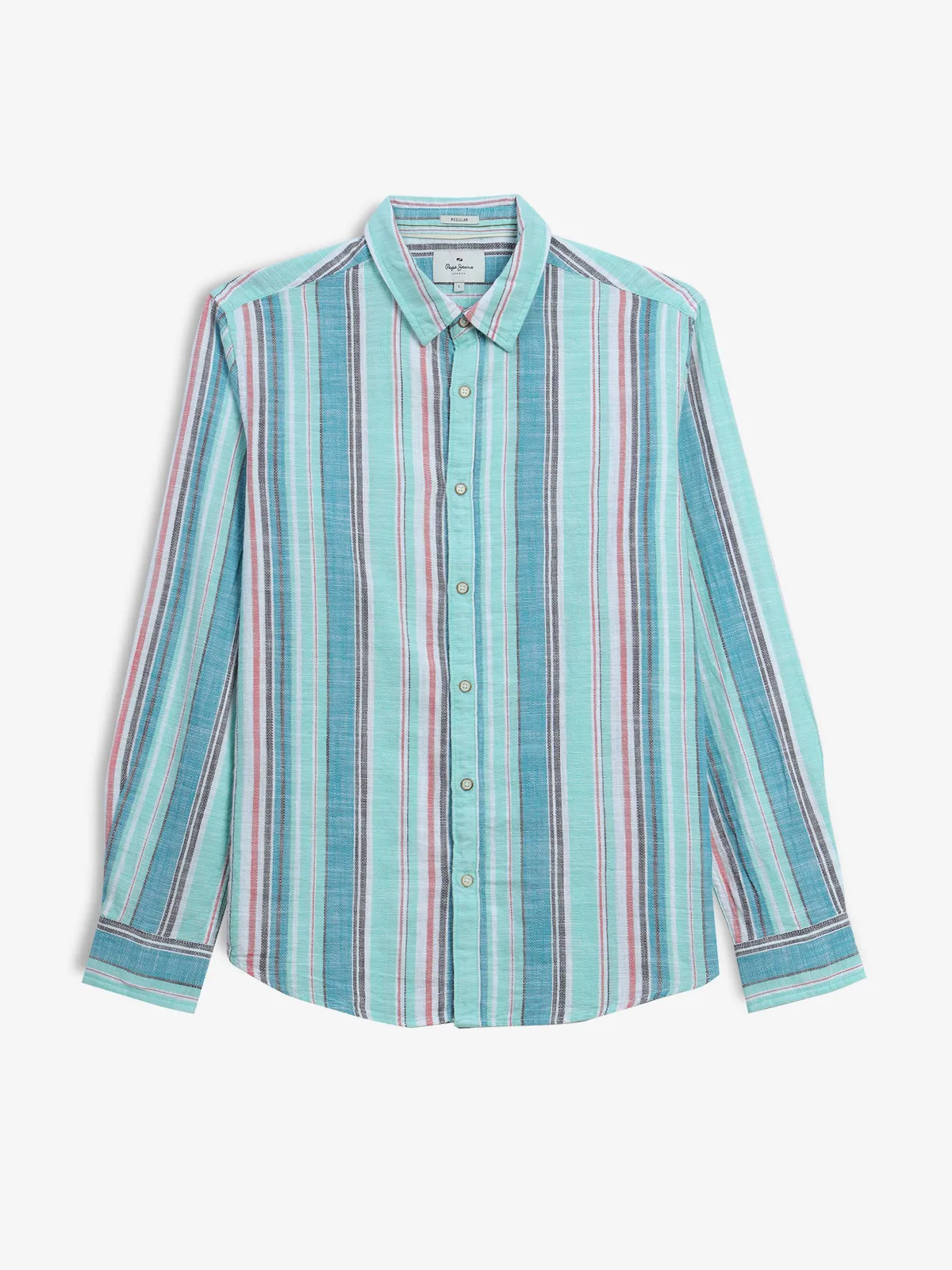 PEPE JEANS blue stripe regular fit shirt