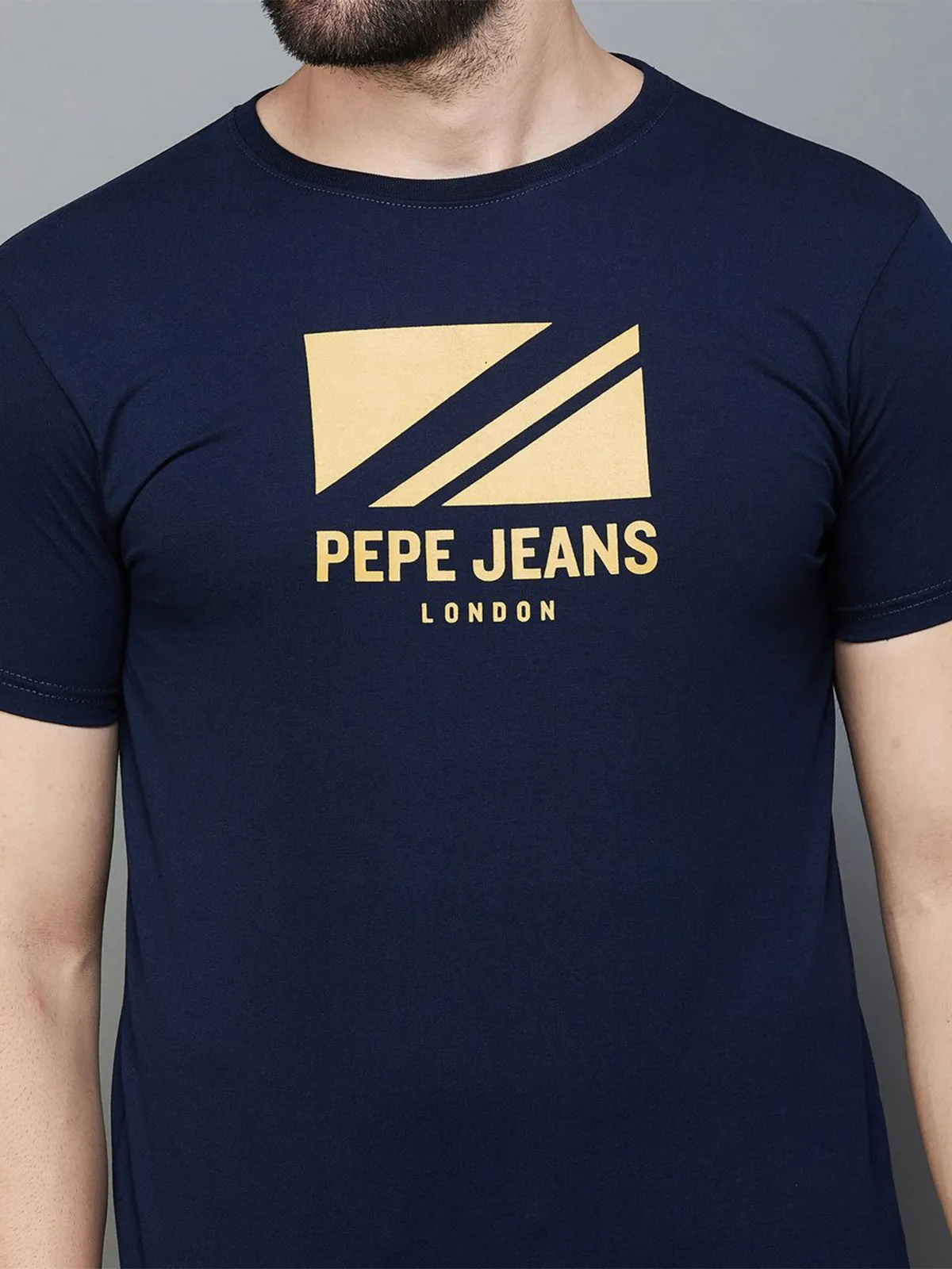 Pepe Jeans casual navy t shirt in printed