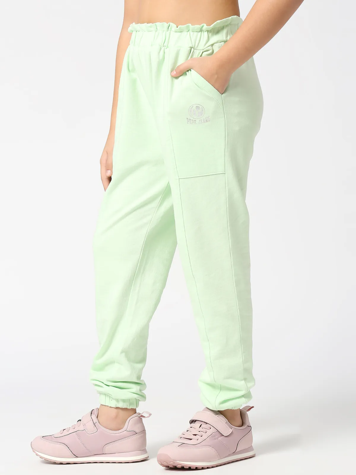 Pepe Jeans cotton pista green joggers