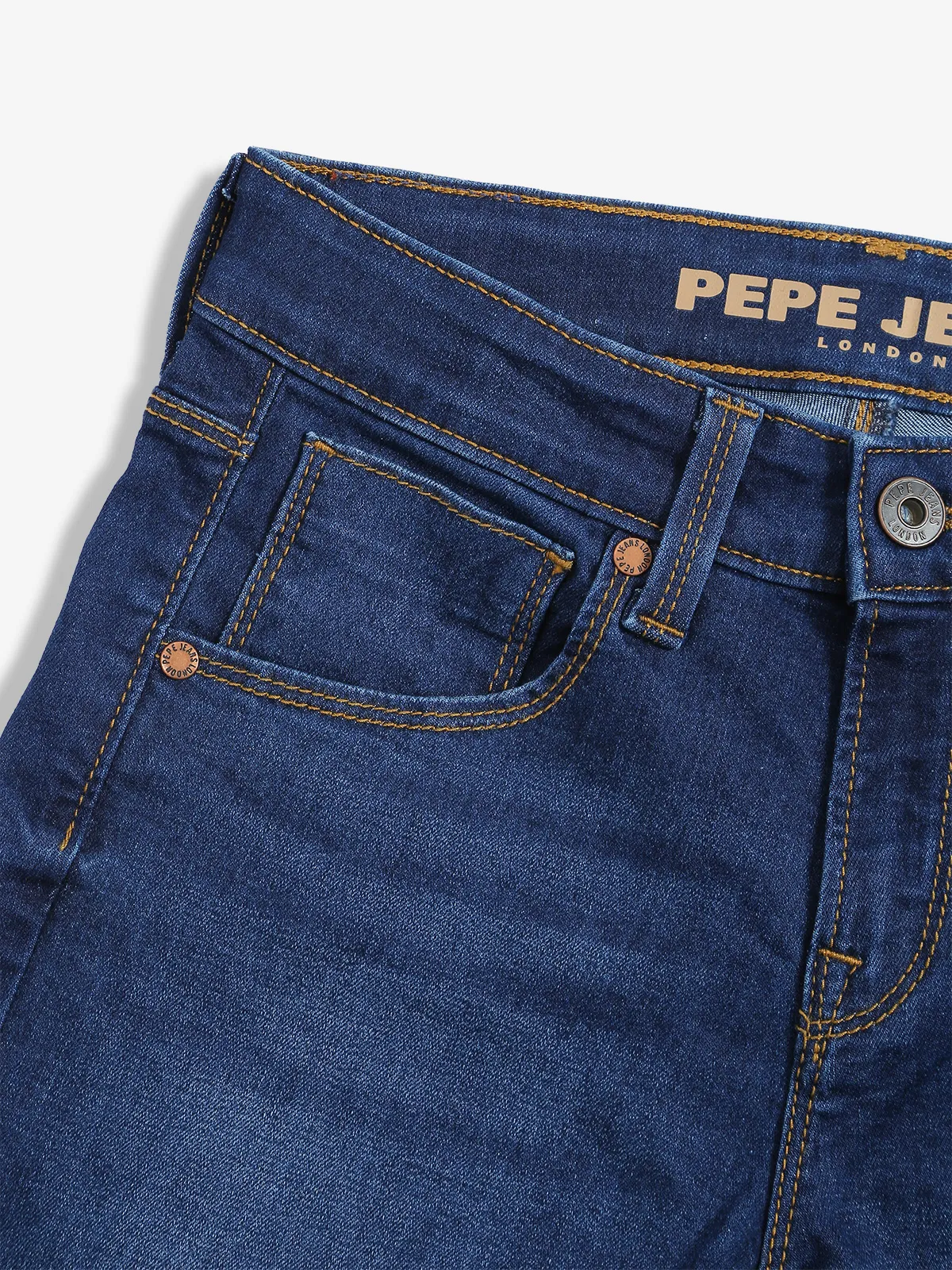 PEPE JEANS dark blue washed boys jeans