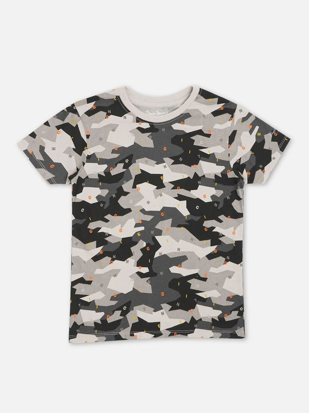 Pepe Jeans grey printed t shirt