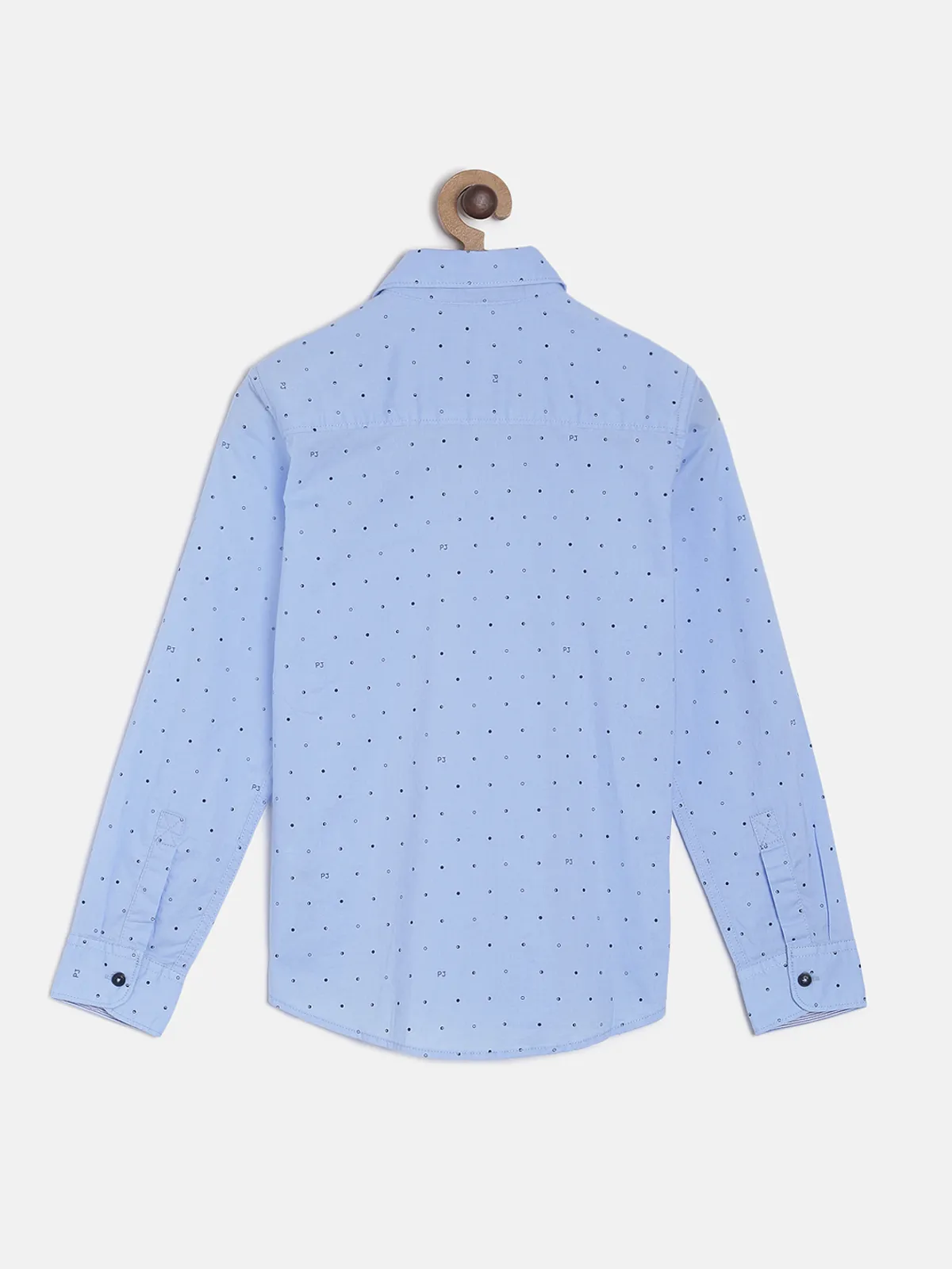 Pepe Jeans light blue polka dot printed shirt