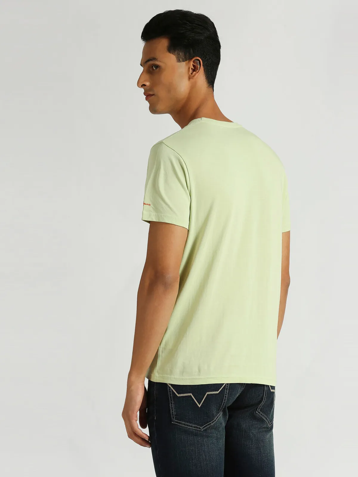 PEPE JEANS light green printed t-shirt