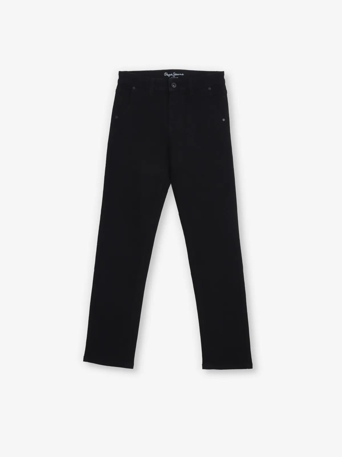 PEPE JEANS solid black denim jeans for boys