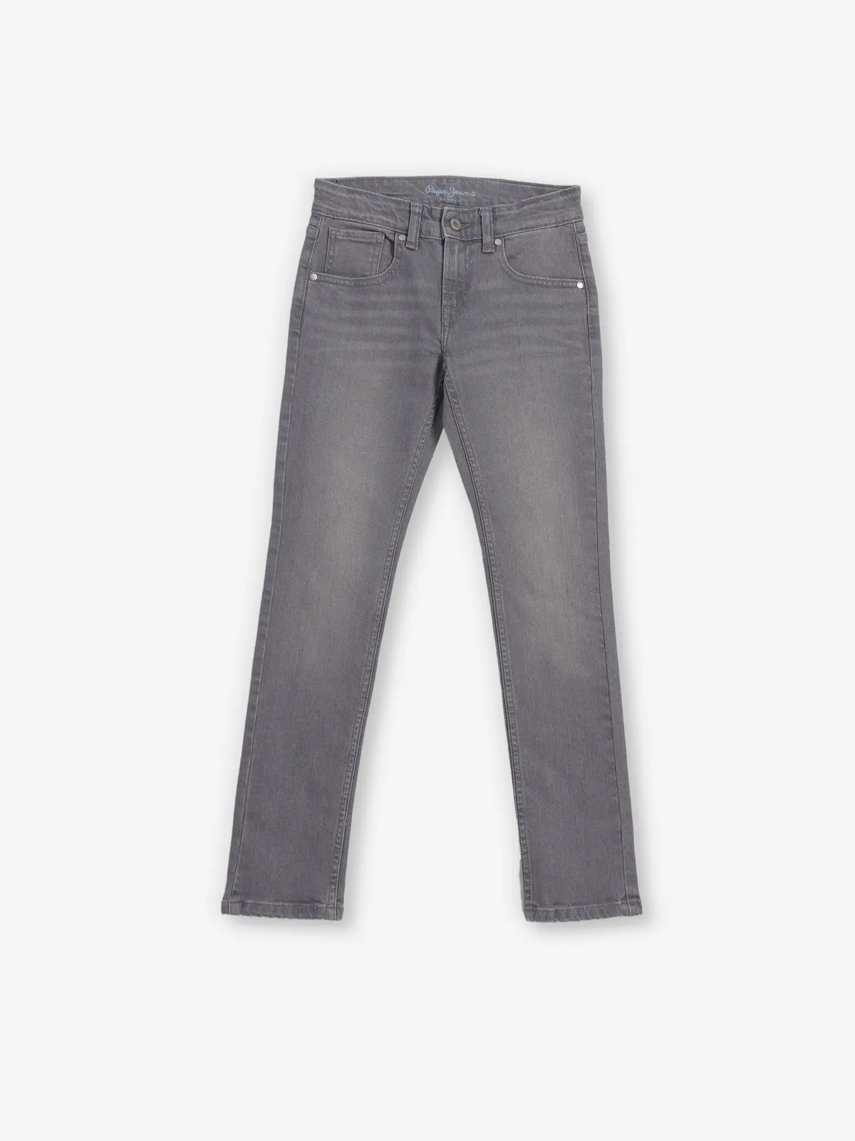 PEPE JEANS washed grey jeans in denim