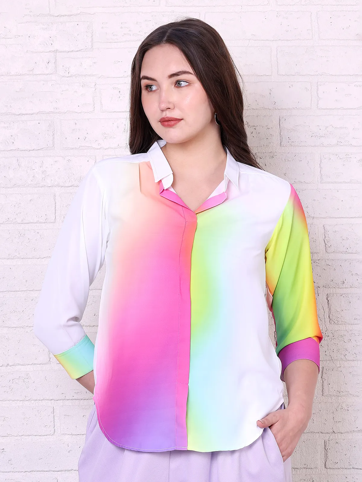 PINK NINE multi color top