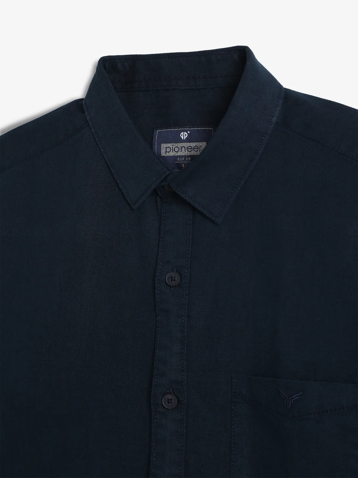 PIONEER navy cotton shirt