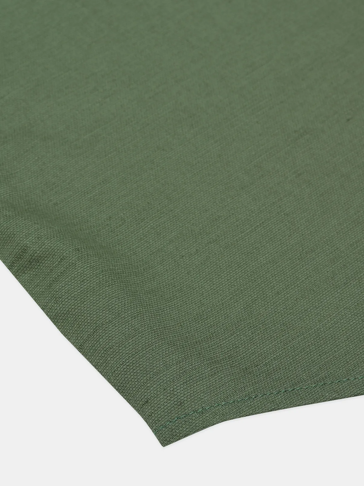 Pioneer olive color solid cotton hue shirt