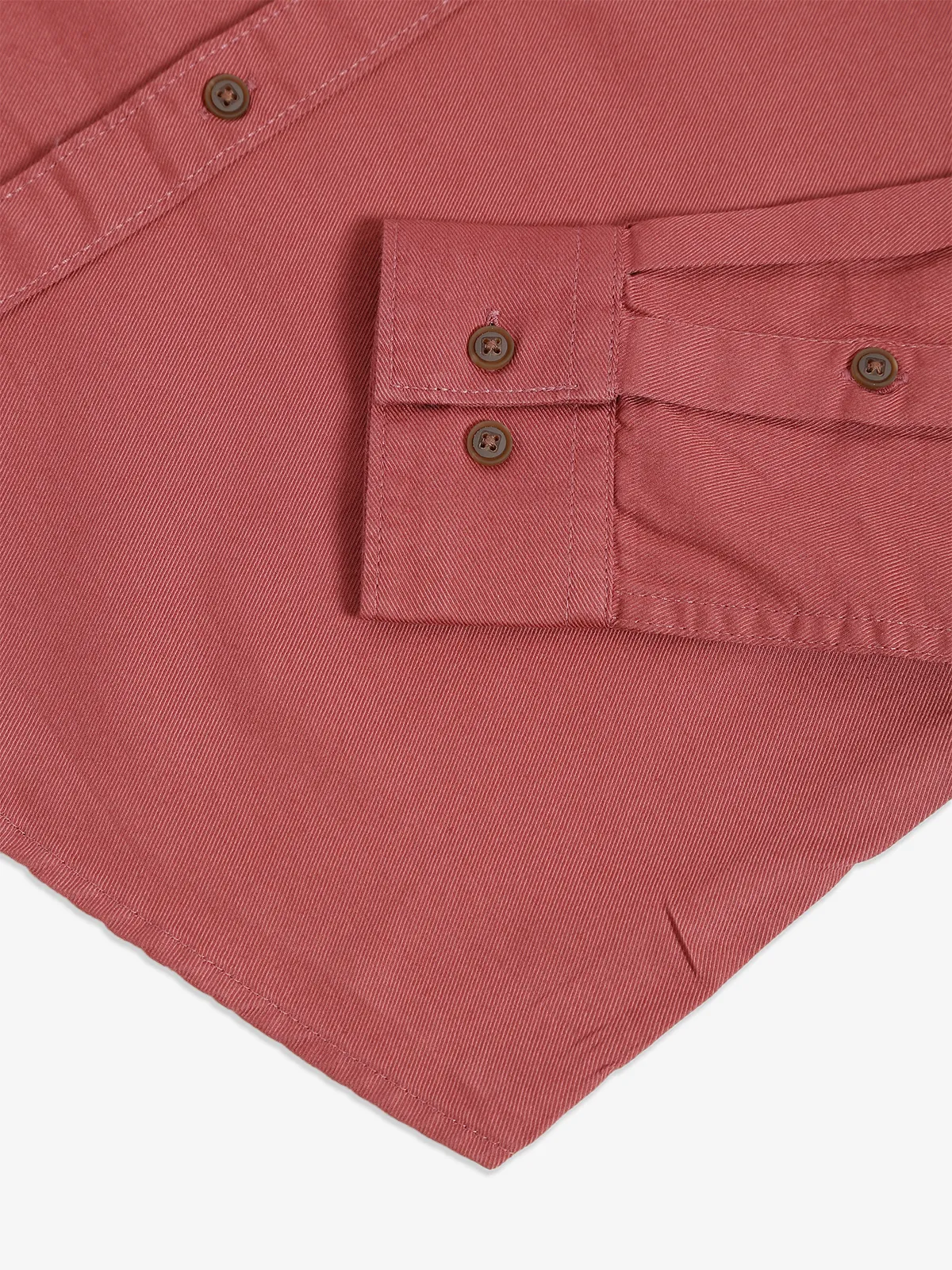 Pioneer plain onion pink cotton shirt