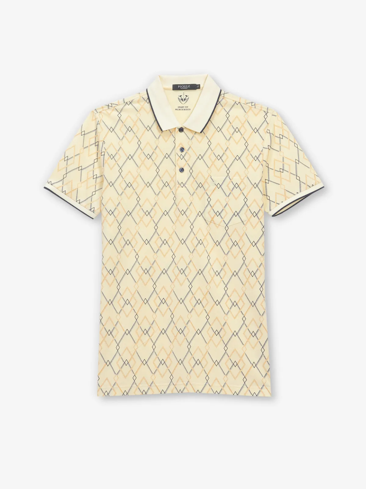 PSOULZ lime yellow cotton t-shirt
