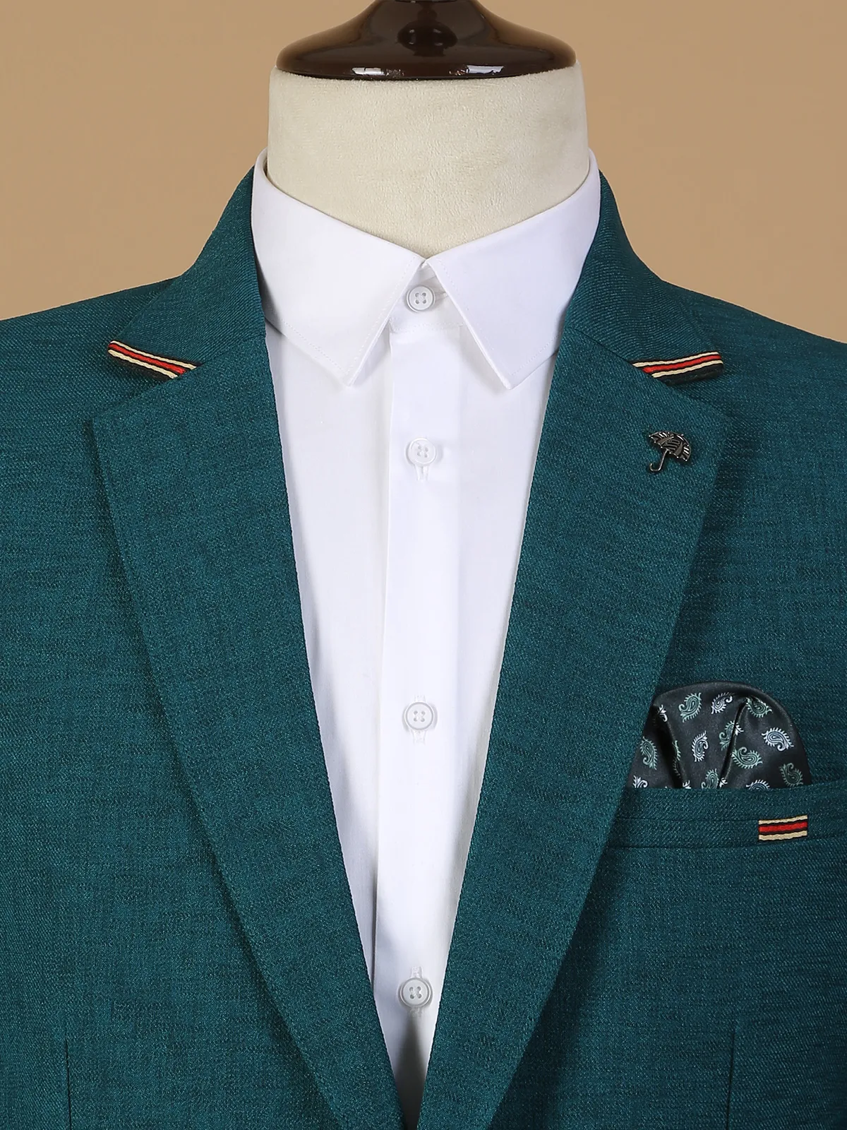 Rama green terry rayon blazer