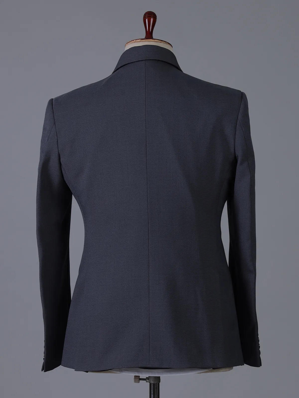Refined classic grey terry rayon occasion blazer