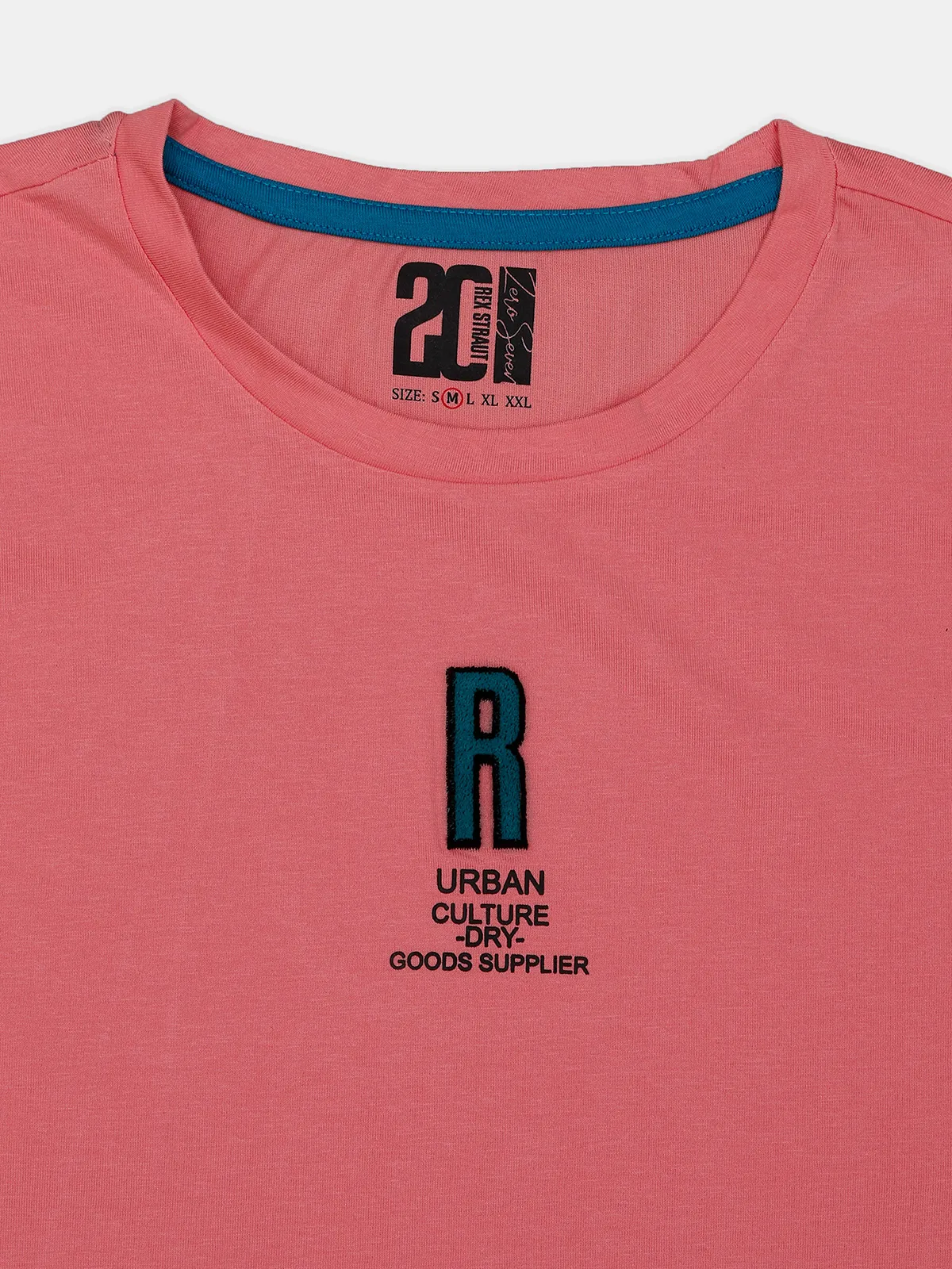 Rex Straut cotton pink printed t shirt for casual