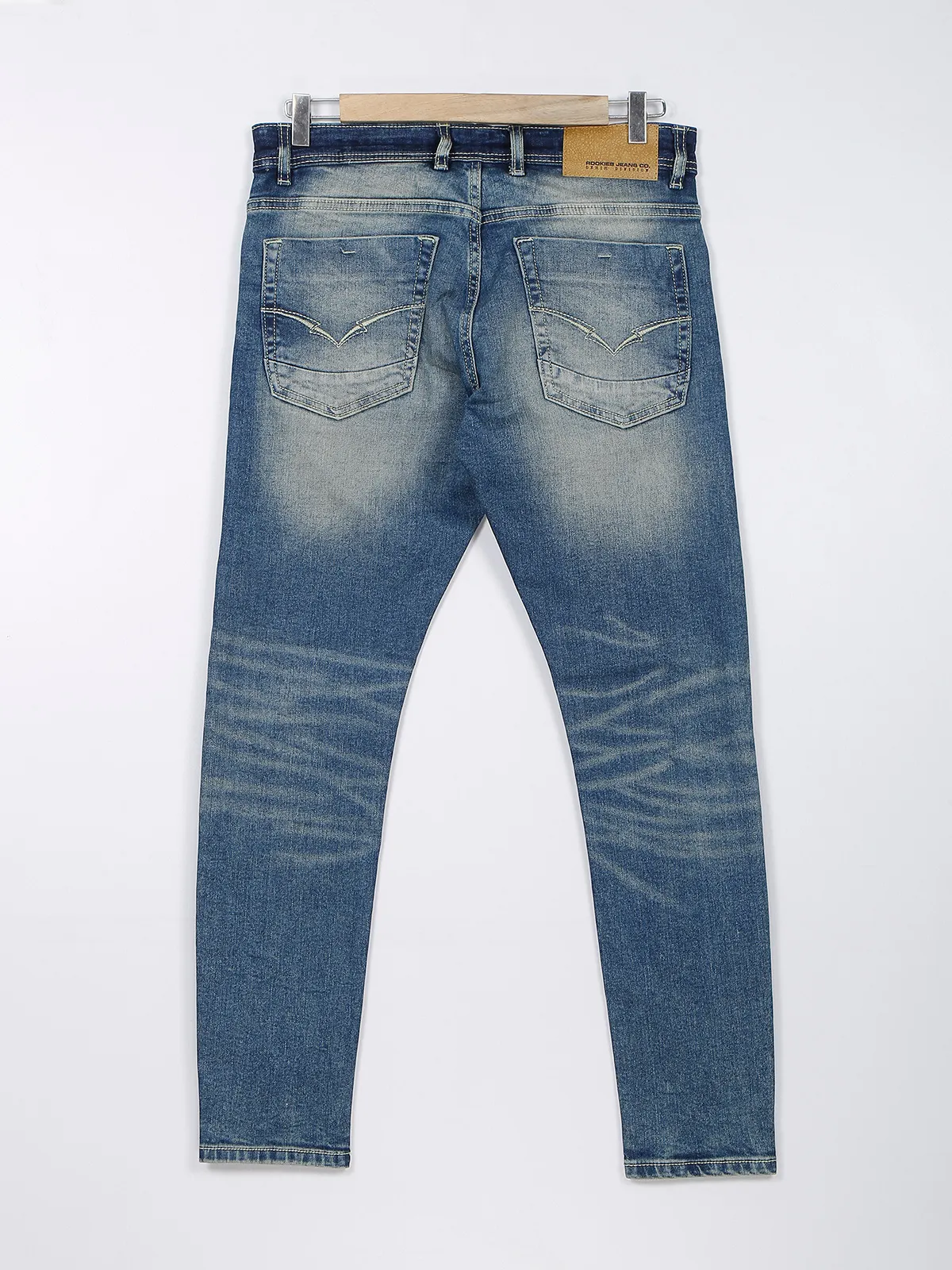 Rookies blue shaded springsteen fit jeans