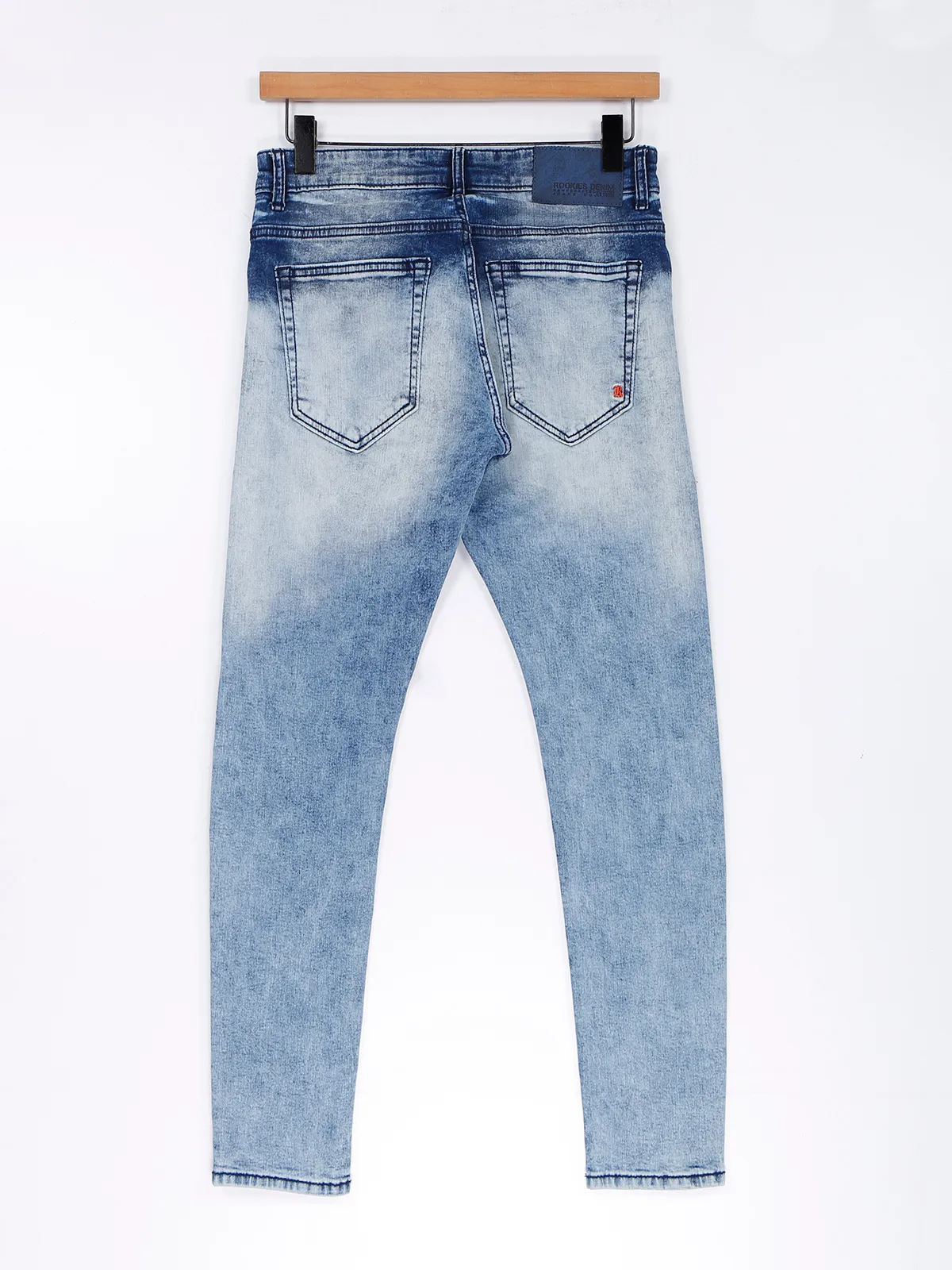 Rookies ice blue slim fit jeans