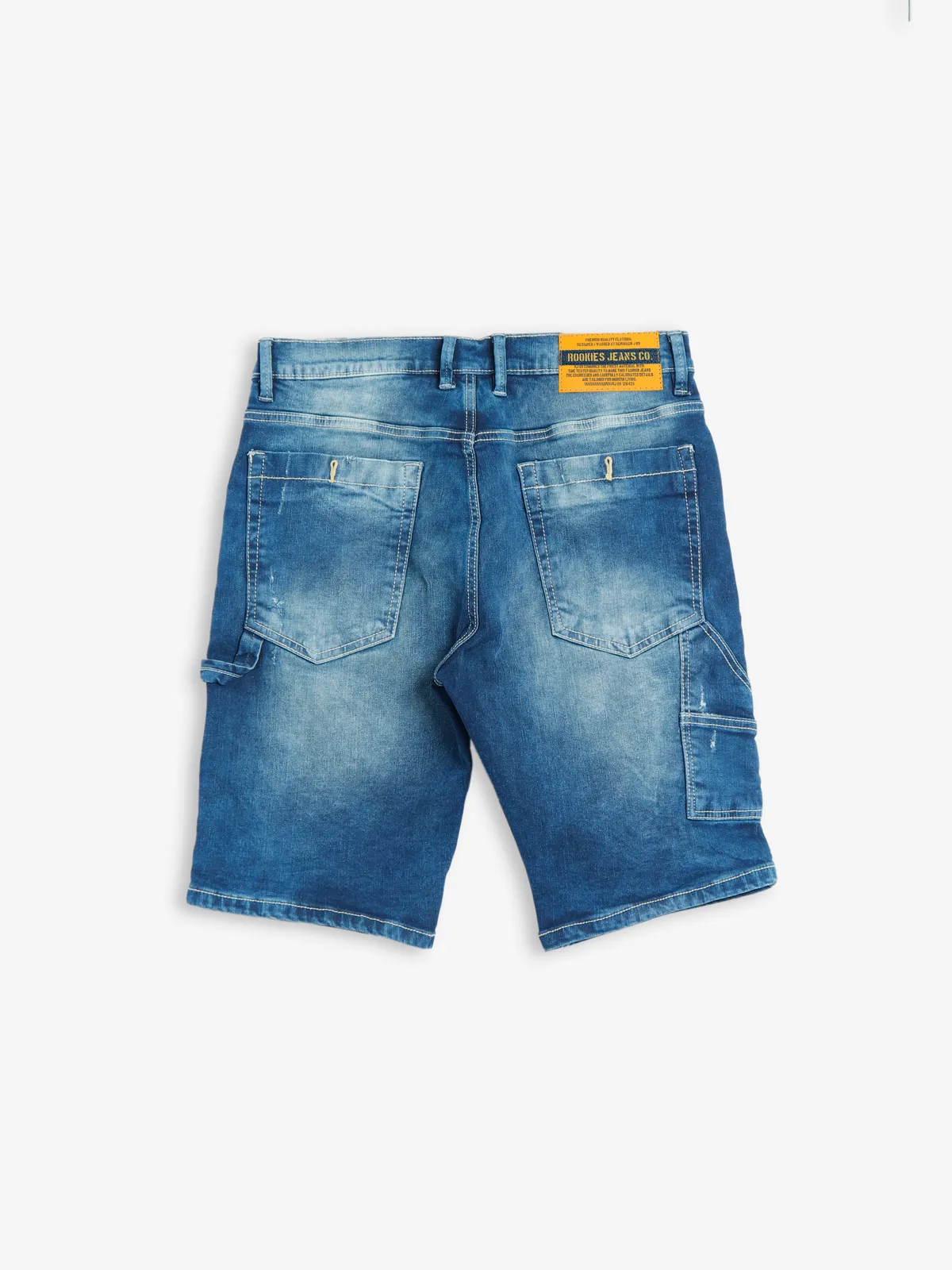 Rookies indigo blue denim shorts