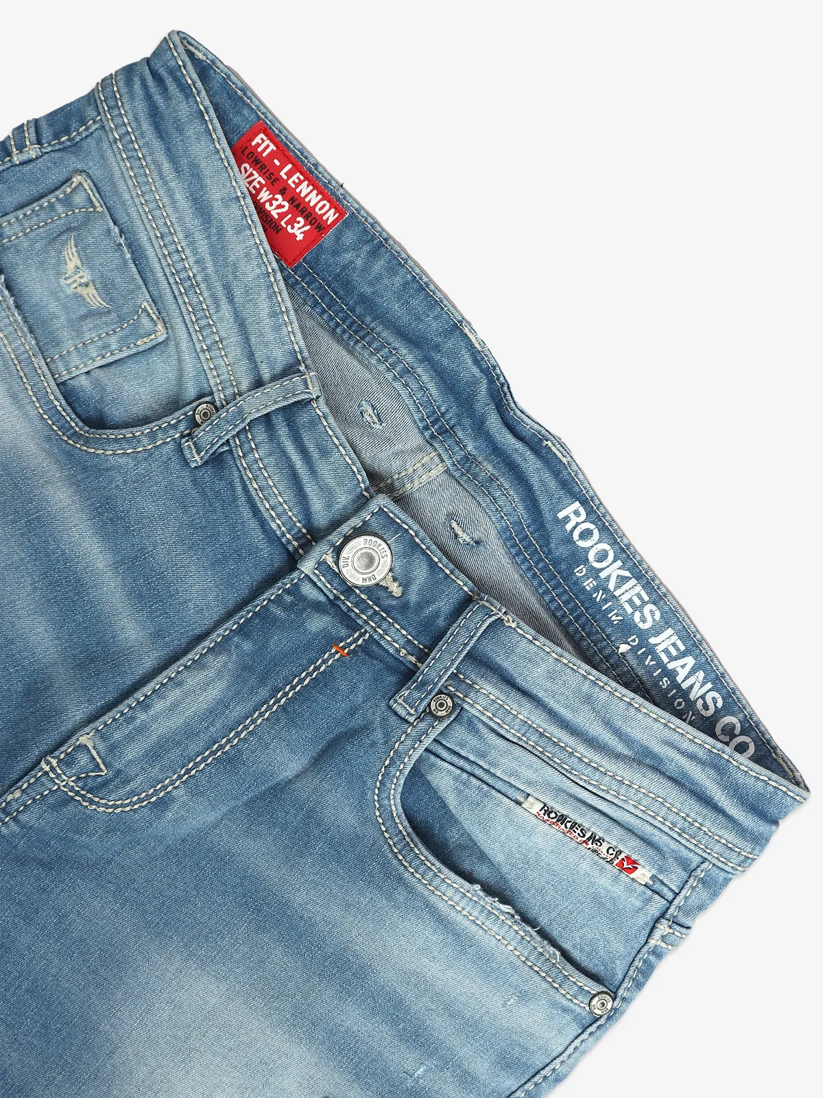 ROOKIES light blue lennon fit jeans