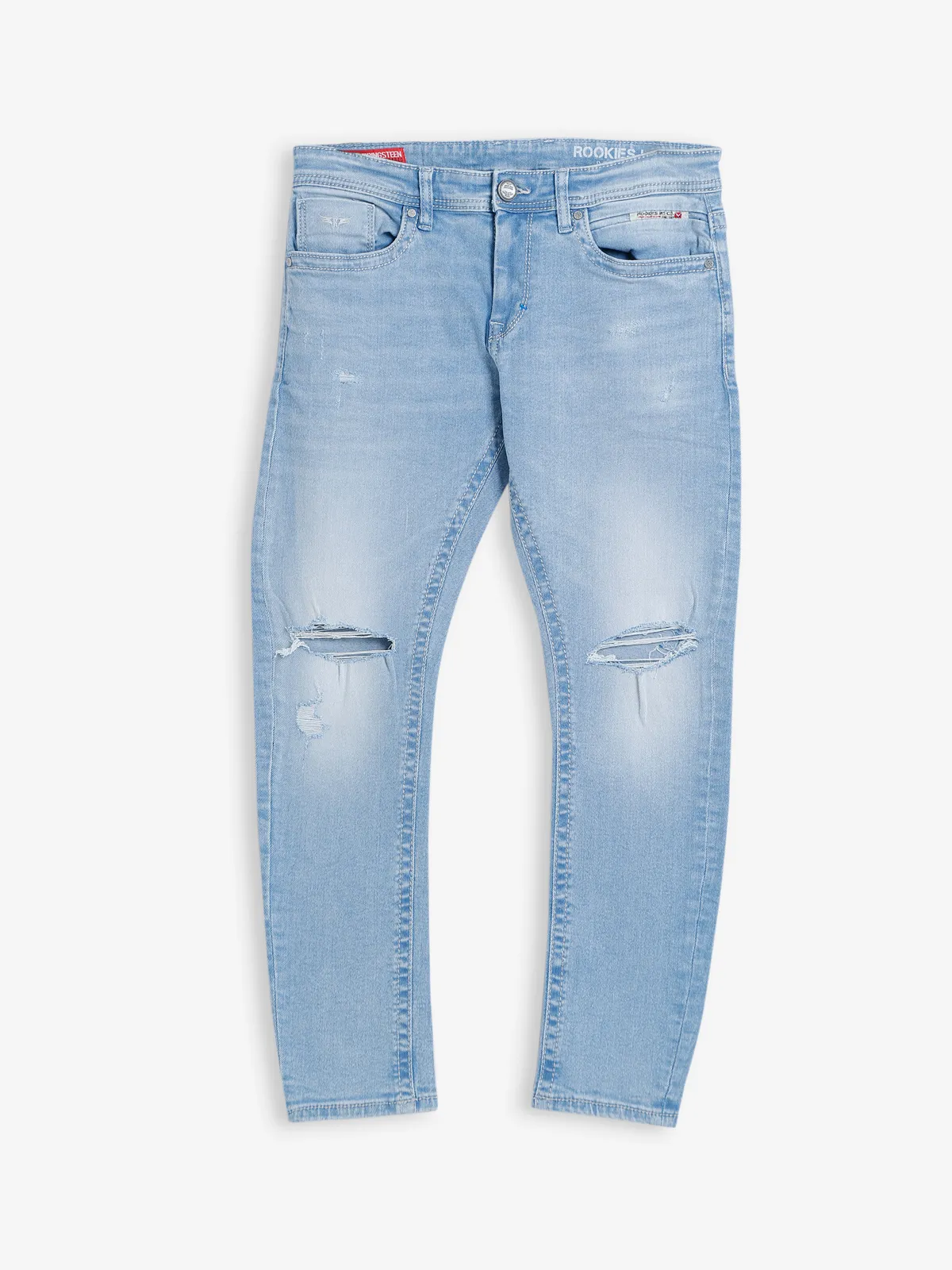 Rookies light blue ripped jeans