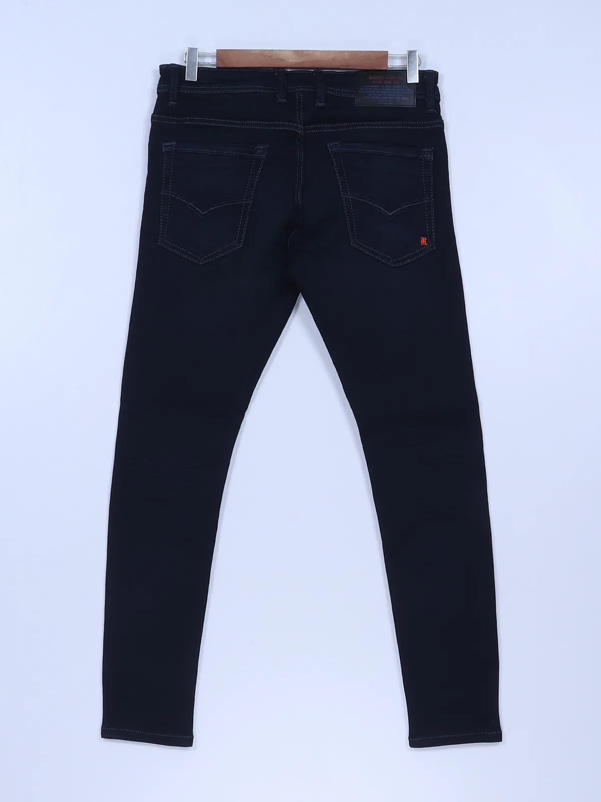 Rookies solid jeans in navy