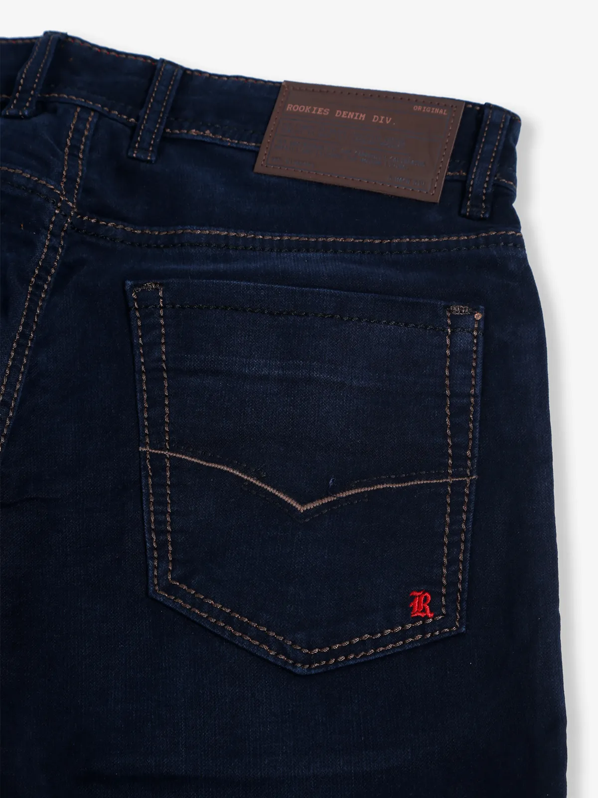 Rookies solid navy springsteen jeans