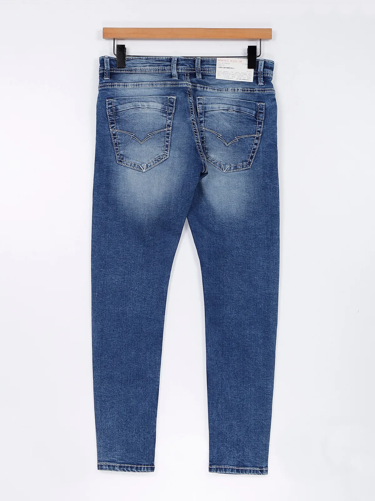 Rookies washed blue casual jeans