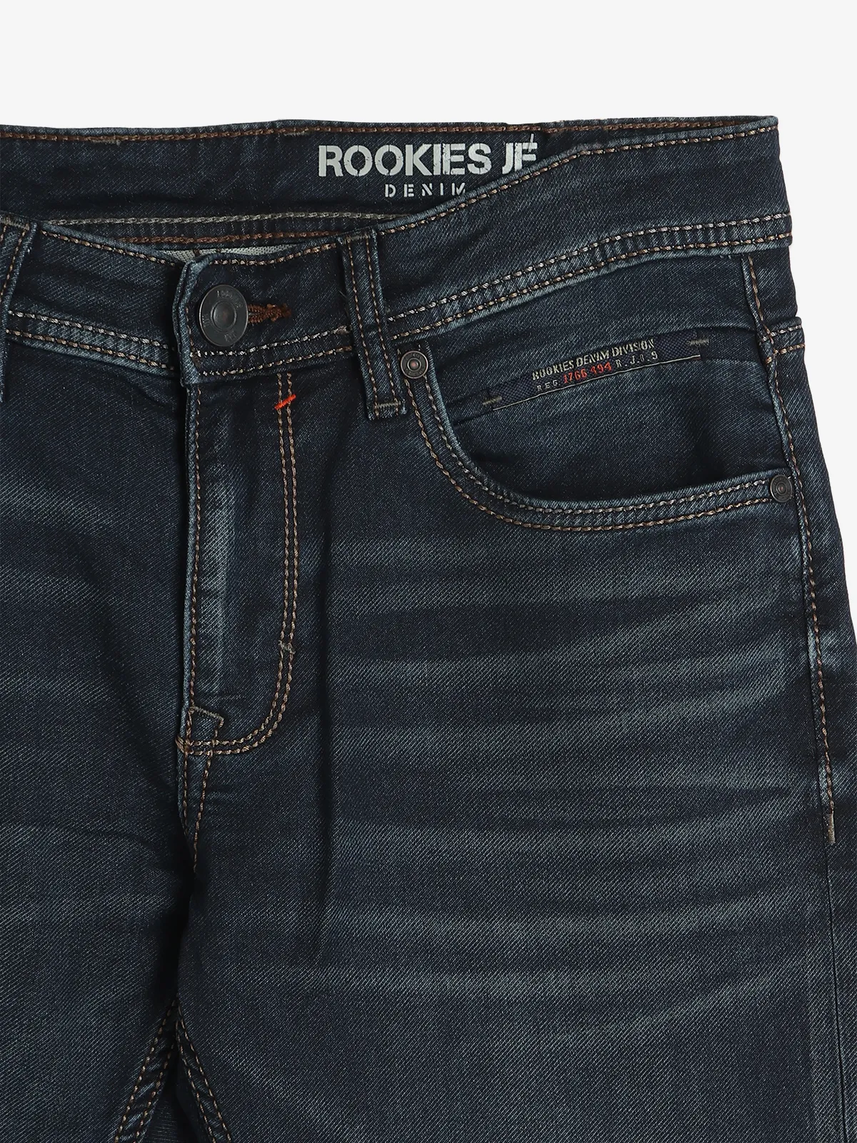 ROOKIES washed navy lennon fit jeans