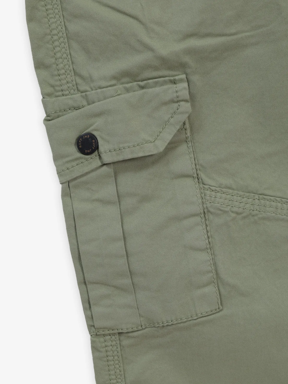 RUFF pista green cotton cargo for boy
