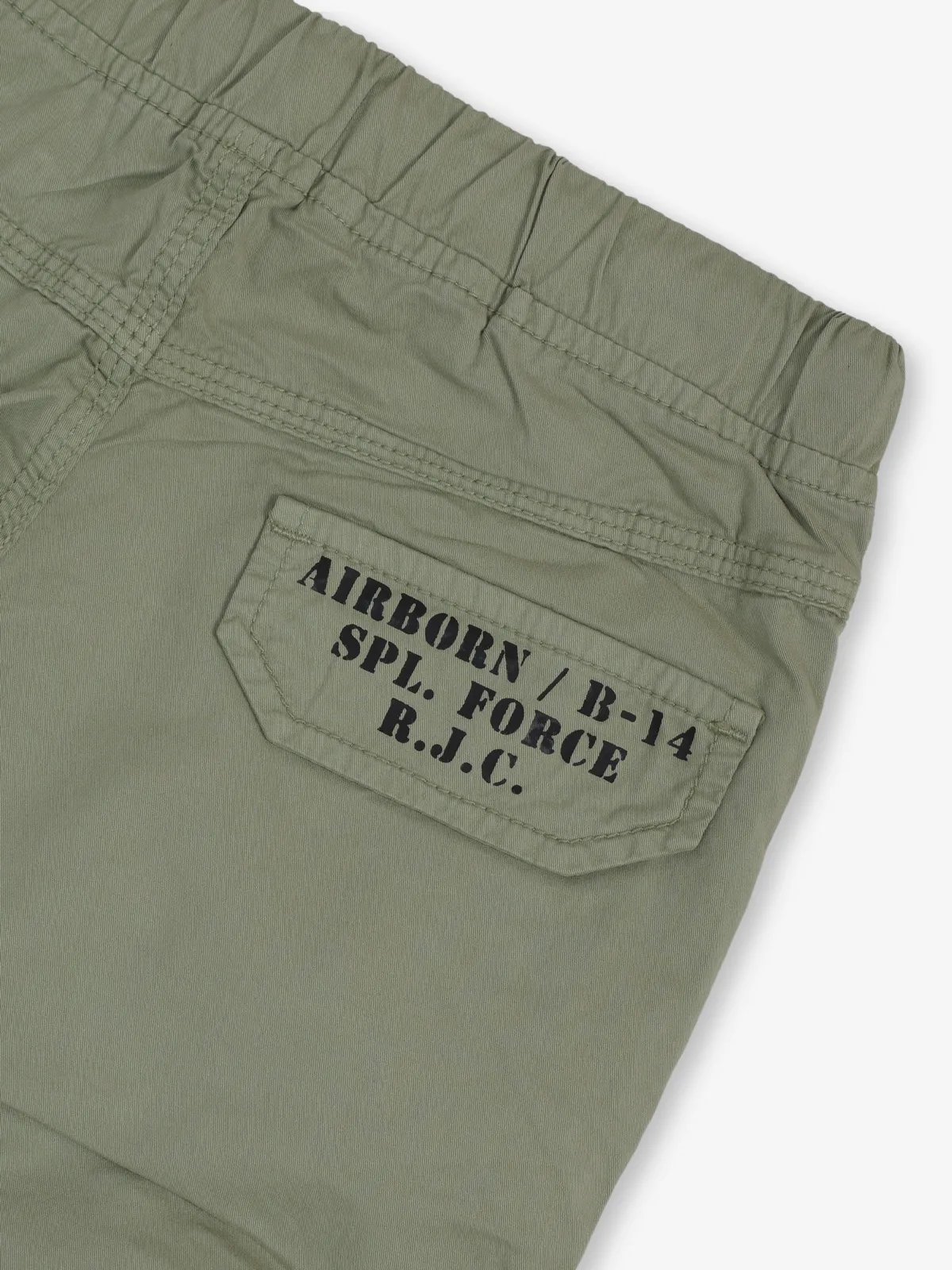 RUFF pista green cotton cargo for boy
